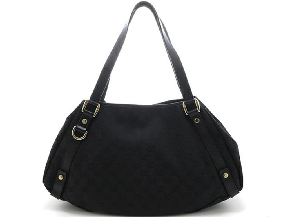 Gucci bag handbag GG canvas calfskin